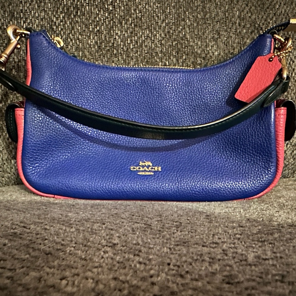 Coach color block purse/bag